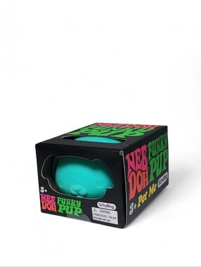 NEW Needoh Teal Funky Pup Viral Squishy